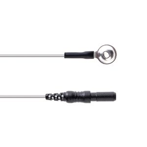 Электрод многоразовый чашечковый с кабелем отведения «С1234» — d=10 мм, l=1 м, серебряный