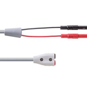 Кабель для подключения стимулирующих электродов к транскраниальному электростимулятору с коннектором touch-proof