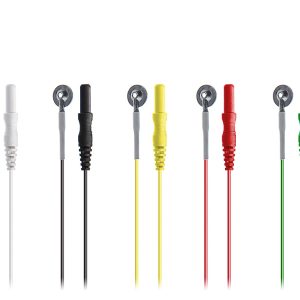 Электрод чашечковый с кабелем отведения — 5 шт., 1 м